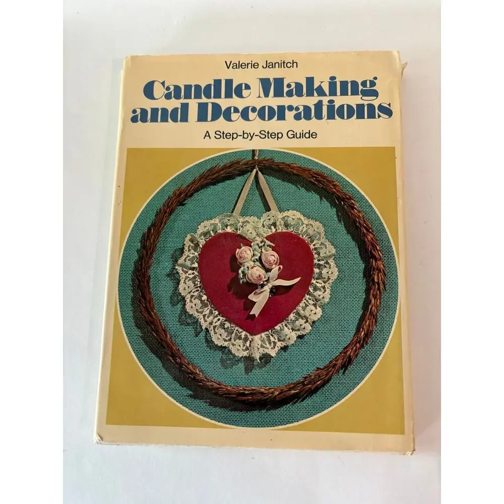 Candle Making and Decorations: A Step-by-Step Guide by Valerie Janitch vintage